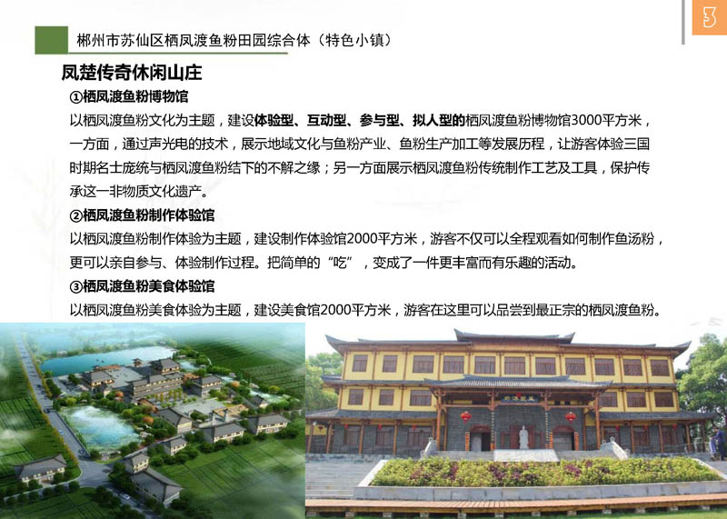 郴州市苏仙区栖凤渡鱼粉田园综合体（特色小镇）(图10)